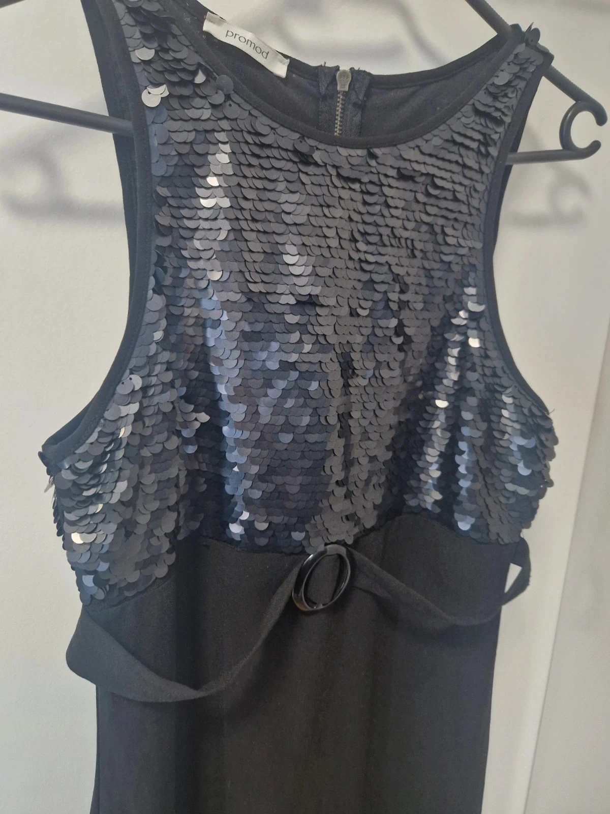 Black sequin dress - 36 - Promod – photo 2